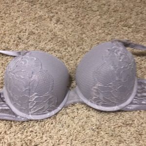 Purple push up bra